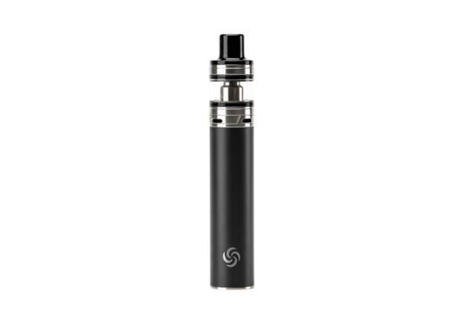 Sleek Black E-cigarette: Vape Pen Product Shot