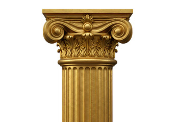 Golden Corinthian Column: Architectural Detail & Design
