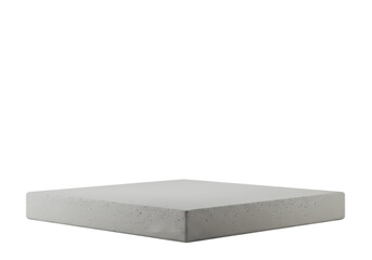 Concrete Square Platform: Minimalist Design Element