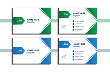 Corporate business card design template