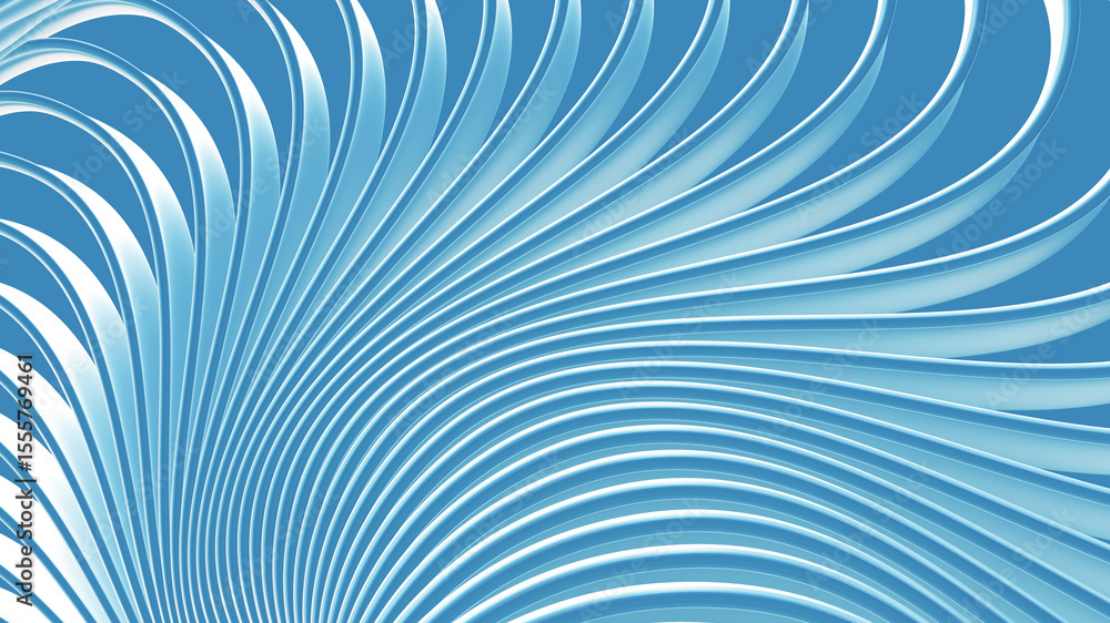 Poster blue striped pattern background, 3d lines design, abstract minimal background for business presentat