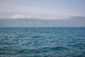 sea waves and clouds