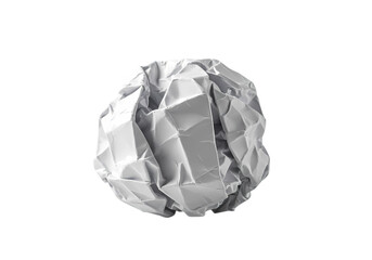 Fototapeta premium Crumpled Paper Ball: Texture and Abstract Background
