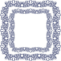 Beautiful flower art and mandala vector design