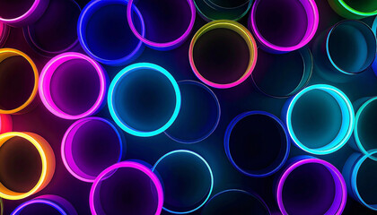 Neon led light rings