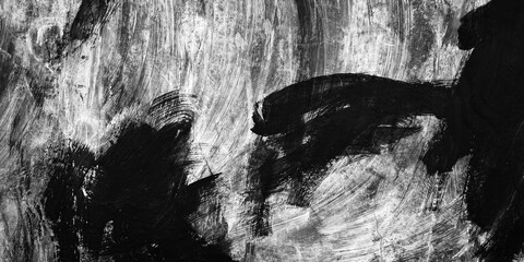 black grunge texture wall background