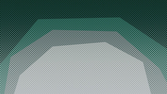 効果背景　心配　ポップ　緑