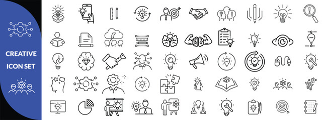 Creative icon set. Creative Big icon set 
