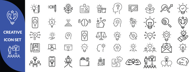 Creative icon set. Creative Big icon set 