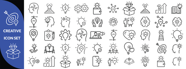 Creative icon set. Creative Big icon set 