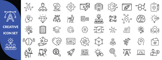 Creative icon set. Creative Big icon set 