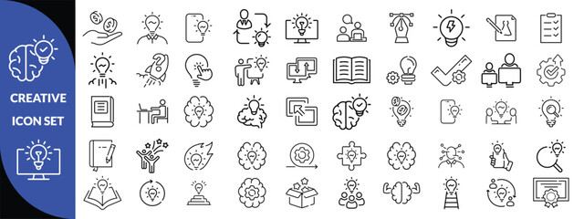 Creative icon set. Creative Big icon set 