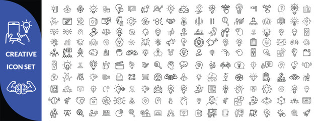 Creative icon set. Creative Big icon set 