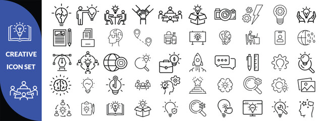 Creative icon set. Creative Big icon set 