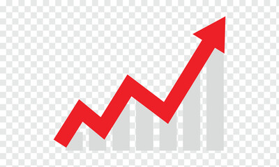 Obraz premium Growing business 3d green arrow on white. Profit arow Vector illustration. Business concept, growing chart. Concept of sales symbol icon with arrow moving up. Economic Arrow With&nbsp;Growing&nbsp;Trend.&nbsp;EPS&nbsp;10