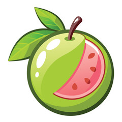 vector illustration of an apple