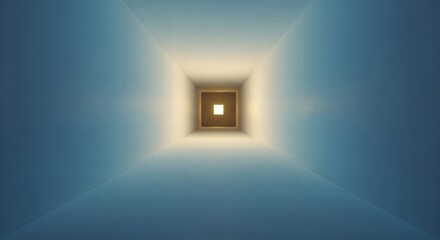 Obraz premium Hallway to the Center of a Thought