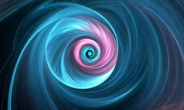 Abstract spiral design with blue and pink colors for background wallpaper and screen saver usage online