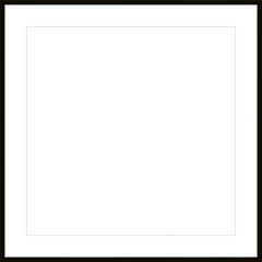 Interior frame. Classic frame. Focuses on the object inside. Photo frame. Design element. Empty frame for your design.