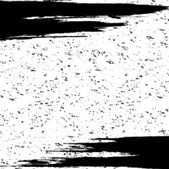 Naklejka premium Scratched grunge background. Painted with brush strokes. Background with worn, scuffed and scratched effect, made in grunge style.