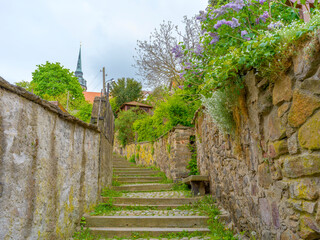 Stadtansichten der historischen Stadt Bauzen in Deutschland