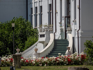 Entrance of Iron Gates Museum in Drobeta Turnu-Severin. 
