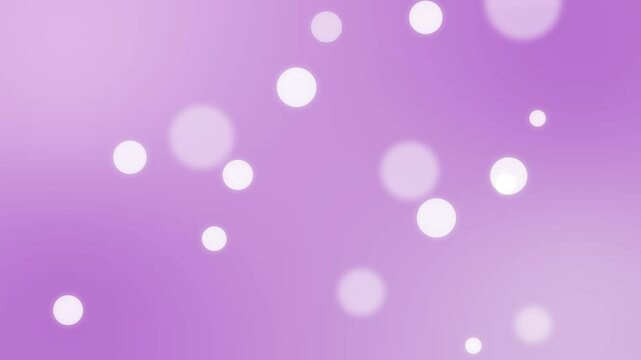 shining purple circle polka dots flowing