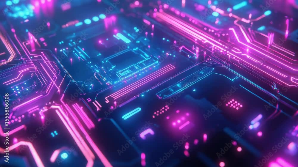 Aufkleber High-quality image of a computer circuit board with components and wires, suitable for technology or electronics related projects