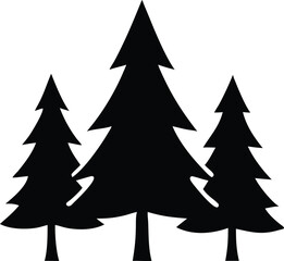 Fototapeta premium Christmas tree vector