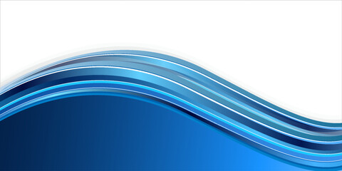 Abstract blue background with diagonal lines. Dynamic shapes composition. Vector illustration
