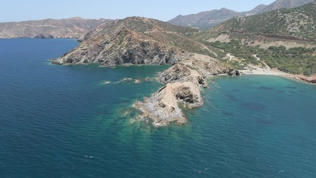 Fly with me along the North Crete part of the island with the nature rocks and the crystal clear water