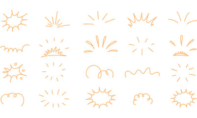 Burst of Energetic Sunshine Doodle