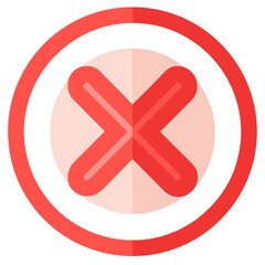Obraz premium red cross icon