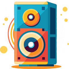Speaker  vector background