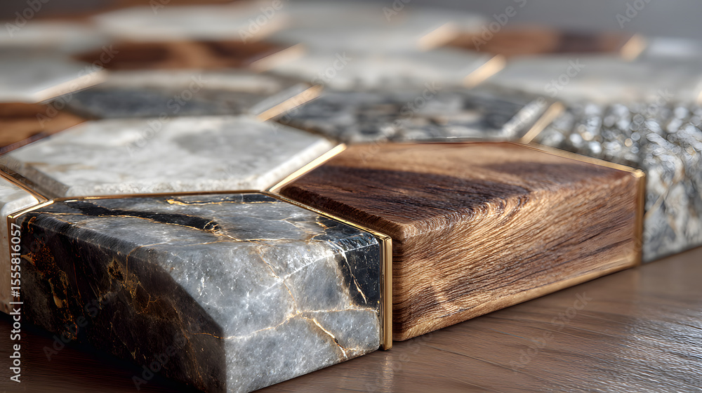 Poster this sophisticated textured mosaic tile plate has a subtle veining pattern in grey marble and rich w