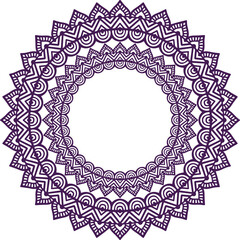 Beautiful flower art and mandala vector design