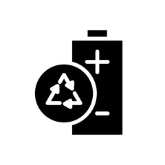 Fototapeta premium Reuse battery icon