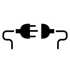 Electric plug socket icon