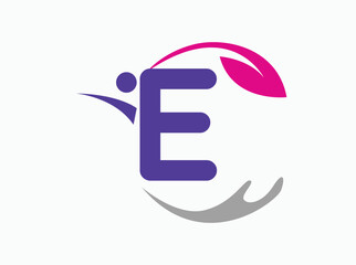 Health logo vector with a sleek, soothing design. Highlights your commitment to patient care and well-being. Perfect for medical practices, health organizations, e