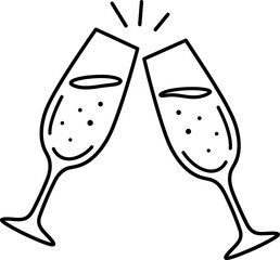 Champagne Toast Celebration - Cheers Event & Success