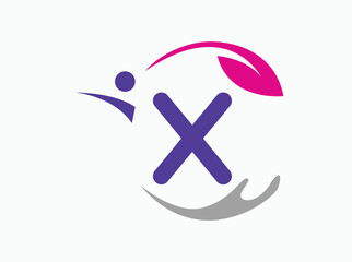 Health logo vector with a sleek, soothing design. Highlights your commitment to patient care and well-being. Perfect for medical practices, health organizations, x