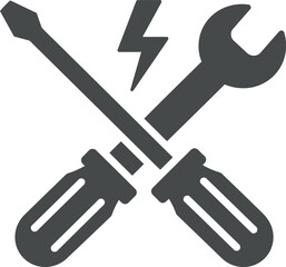 Repair Tools Icon - Maintenance & Technical Service Symbol