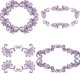 Beautiful flower art and mandala vector design