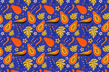 Naklejka premium 23_Floral hand drawn flat background