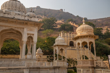 Sawai Madho Singh II&rsquo;s tomb in Jaipur, Rajasthan, India