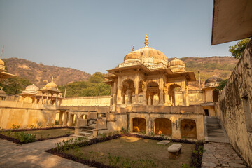 Sawai Madho Singh II&rsquo;s tomb in Jaipur, Rajasthan, India