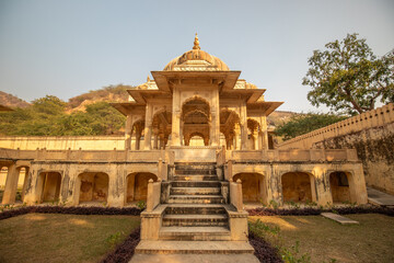 Sawai Madho Singh II&rsquo;s tomb in Jaipur, Rajasthan, India