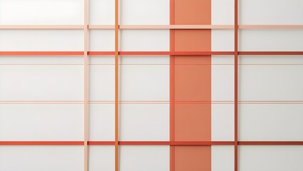 Red and white Japanese house with red and yellow wooden window frames and glass panels, illustrating traditional architecture and interior design