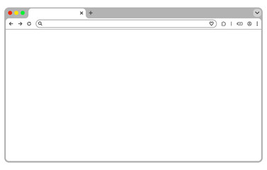 PCウィンドウ フレーム ブラウザ タブ 検索エンジン   MacOS  Chrome風 (.PNG)
