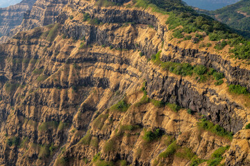 Arthur's Seat, a beautiful landscape, a sightseeing attraction in Mahabaleshwar, India